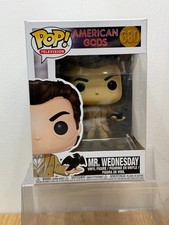 Funko Pop! American Gods Mr. Wednesday Vinyl Figure 680 + FREE POP PROTECTOR