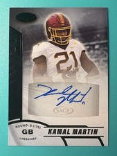 2020 Sage Aspire Kamal Martin RC Auto Black Parallel SP Green Bay Packers 🔥🔥