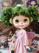 Handmade OOAK Custom Blythe Doll 1/6 BJD Lovely Girl with Outfits Wig Hair Gifts