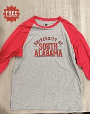 University of South Alabama USA - Ladies 3/4 Sleeve Shirt - Size L / LARGE - NEW