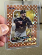 2025 Bowman’s Best - Last on Print Paul Skenes Orange Best-Tek Acetate SP #25/25