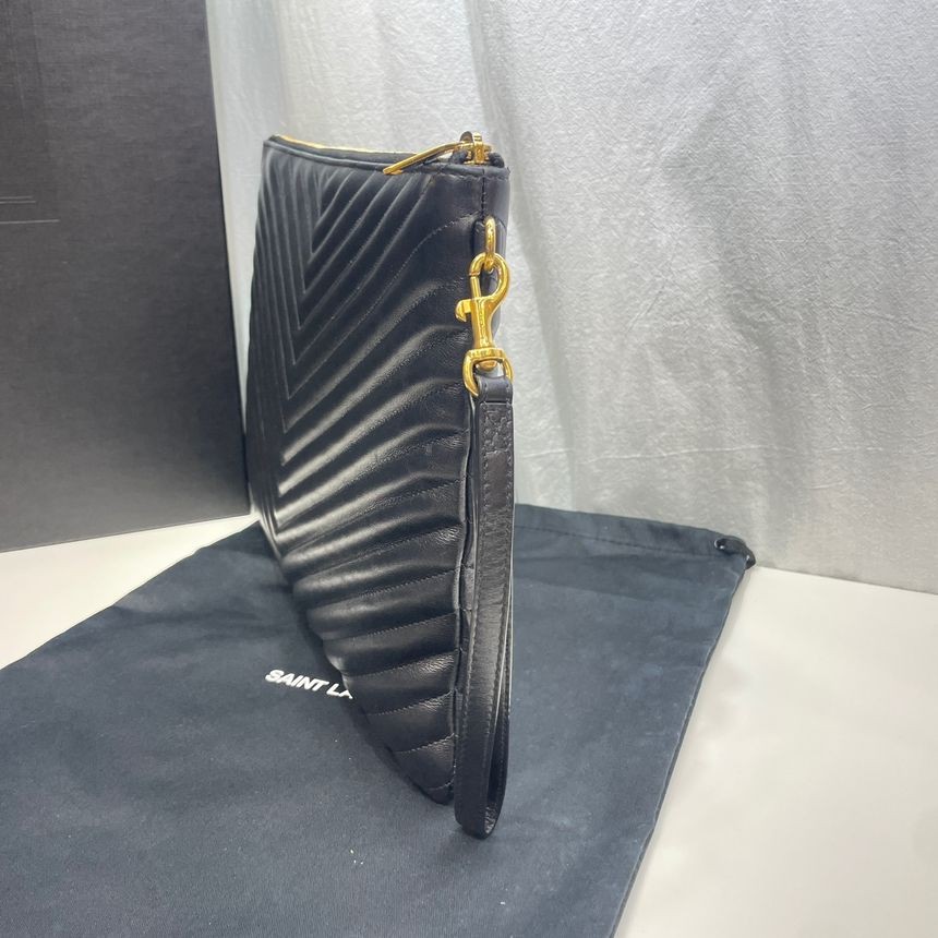 Pochette Saint Laurent Matelassé nera 440222 111336486