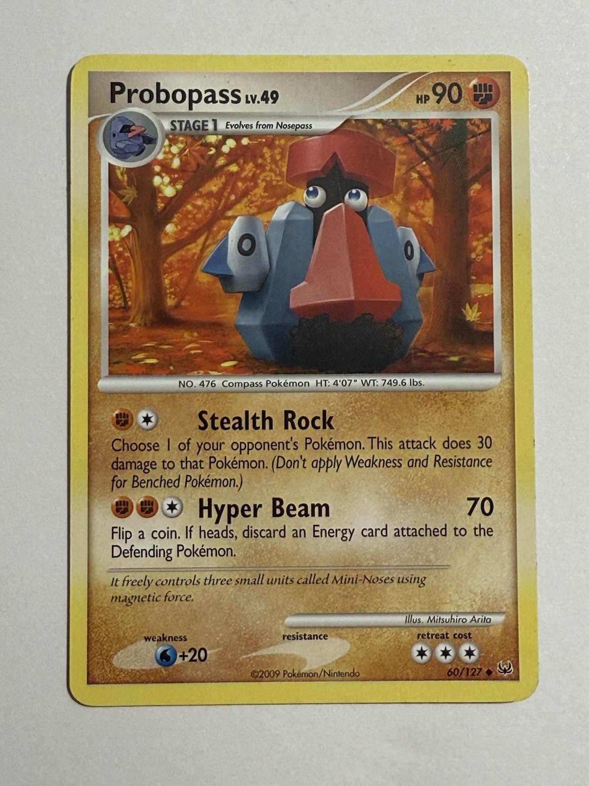 LP Probopass 60/127 Regular Platinum Base Set Uncommon Pokemon card English
