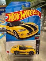 2023 Hot Wheels #131 HW Roadsters 7/10 Dodge Viper RT/10 Gelb Mit Chrom Pr3 Sp