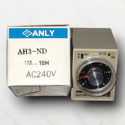 ANLY ELECTRONICS AH3-ND ELECTRONIC TIMER RANGE 1M-10H 220VAC FREE FAST SHIP