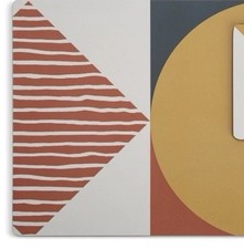 Habitat Geo Corkback Set of 4 Placemats - NEW