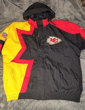 Pro Line by Apex One -KC KANSAS CITY CHIEFS vintage  jacket size M 