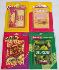Lot of 4 Jumbo Erasers  Packaging is NOT in mint condition 
