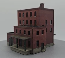 N Scale Harborline Brick Depot 1:160 Industrial Building