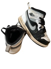 Air Jordan 1 Mid TD White Shadow Shoes Toddler Size 7C Sneakers 640735-073 Nike