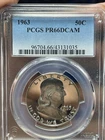 1963 Deep Cameo Proof Franklin Half Dollar PCGS PR66 DCAM