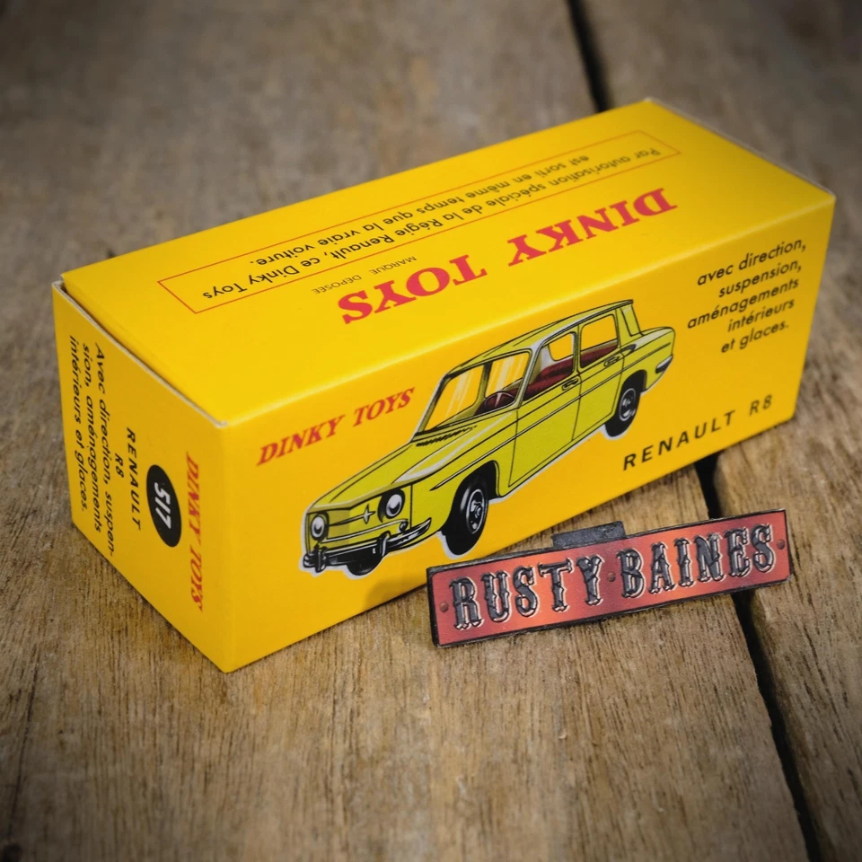 French Dinky 517 reedición, Renault R8, en caja Foto 4 de 4