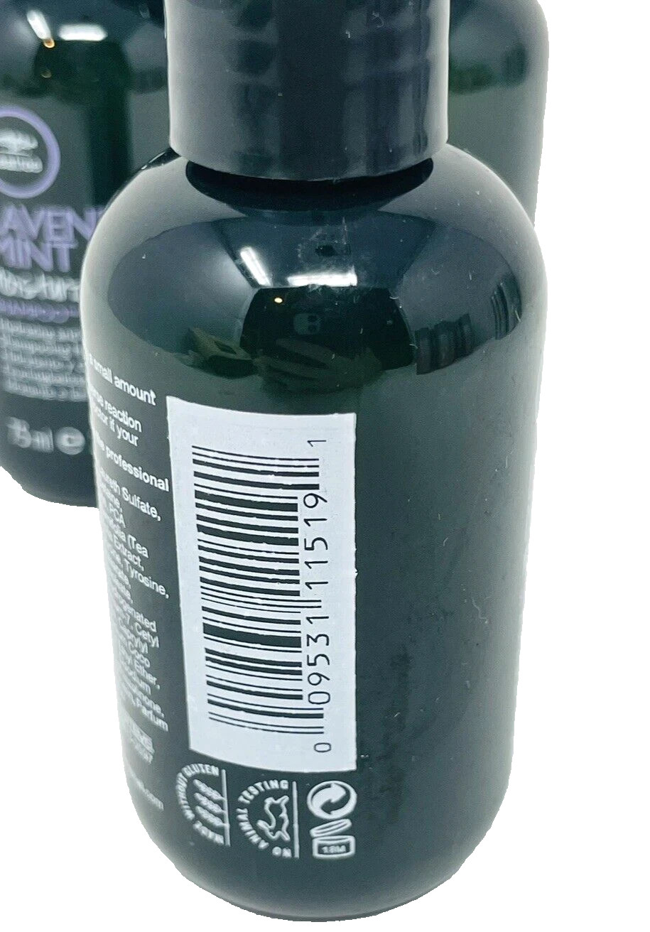 Paul Mitchell Tea Tree Lavender Mint Shampoo Lot 2.5oz Travel Size 10oz Total