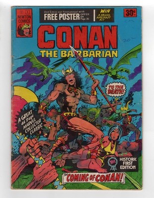 1970 MARVEL CONAN THE BARBARIAN #1 & #2 1ST CONAN & KING KULL RARE KEY AUSTRALIA