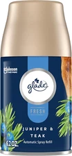 Glade Automatic Spray Refill, Air Freshener for Home and Bathroom, Juniper & Tea