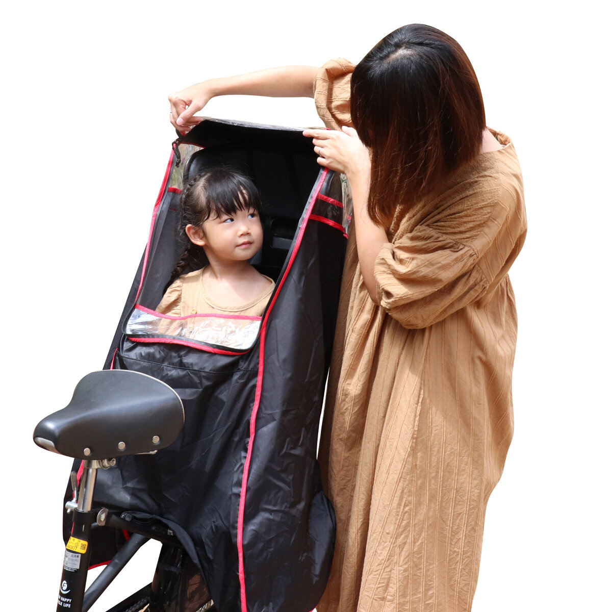 Hello Angel Bicycle Rear Child Seat Rain Cover F/S from Japan New eBay