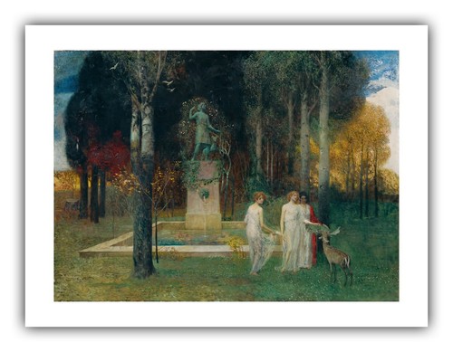 Eduard Veith : "Nymphs at the Well" (c.1905) — Giclee Fine Art Print - Picture 3 of 7
