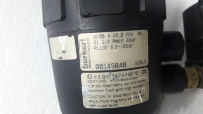 Burkert 2000 A 40,0 FKM RG Pneumatisches Winkel-Sitzventil