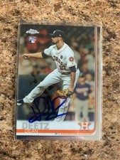 Dean Deetz Signed 2019 Topps Chrome Houston Astros # 79 Rc