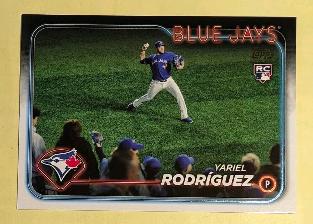 2024 Topps Update Yariel Rodriguez Golden Mirror SSP RC #US317 Blue Jays