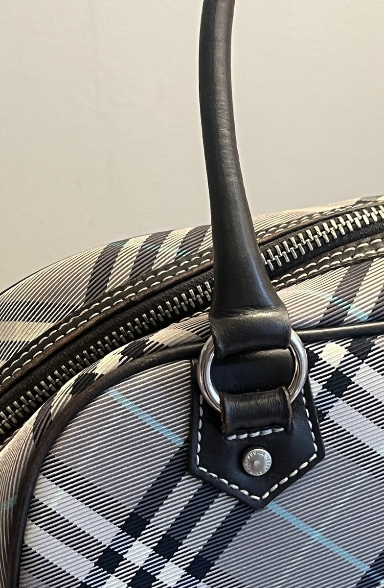 ☆JAPAN☆】Auth Burberry Blue Label Boston Bag Nova Check Blue | eBay