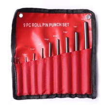 9 PC ROLL PIN PUNCH SET  #ST1029RPPC