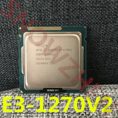 Intel Xeon E3-1270 V2 CPU Quad-Core SR0P6 3.5 GHz 8M 5 GT/s LGA 1155 Processor