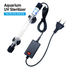 13W Aquarium Submersible UV Sterilizer Lamp Light Water Cleaner for Aquarium Pon