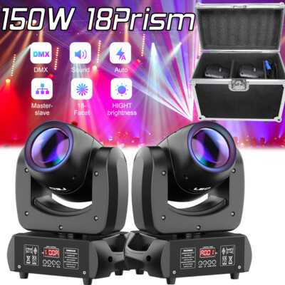 150W 8Prism LED Moving Head Light RGBW Gobo Beam Stage Lighting DJ Disco DMX512