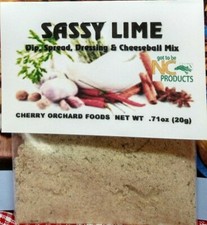 Sassy Lime Dip Mix (2 mixes) makes dips, spreads, cheese balls &salad dressings