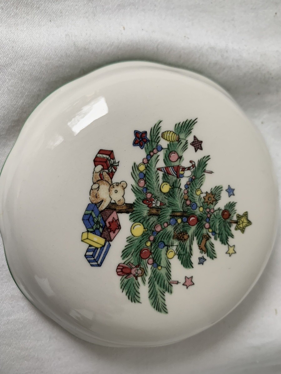 工芸品 binsky Vtg Nikko Fine China Christmas Trinket Box | eBay