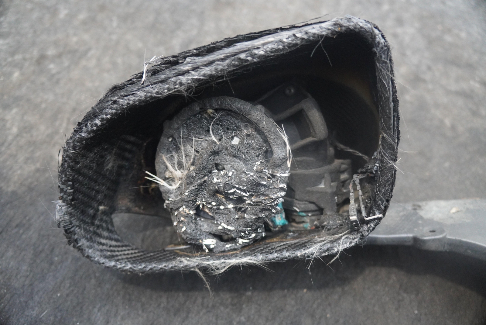 Left Driver Door Mirror Carbon Fiber OEM McLaren 650S 2015 *Note*