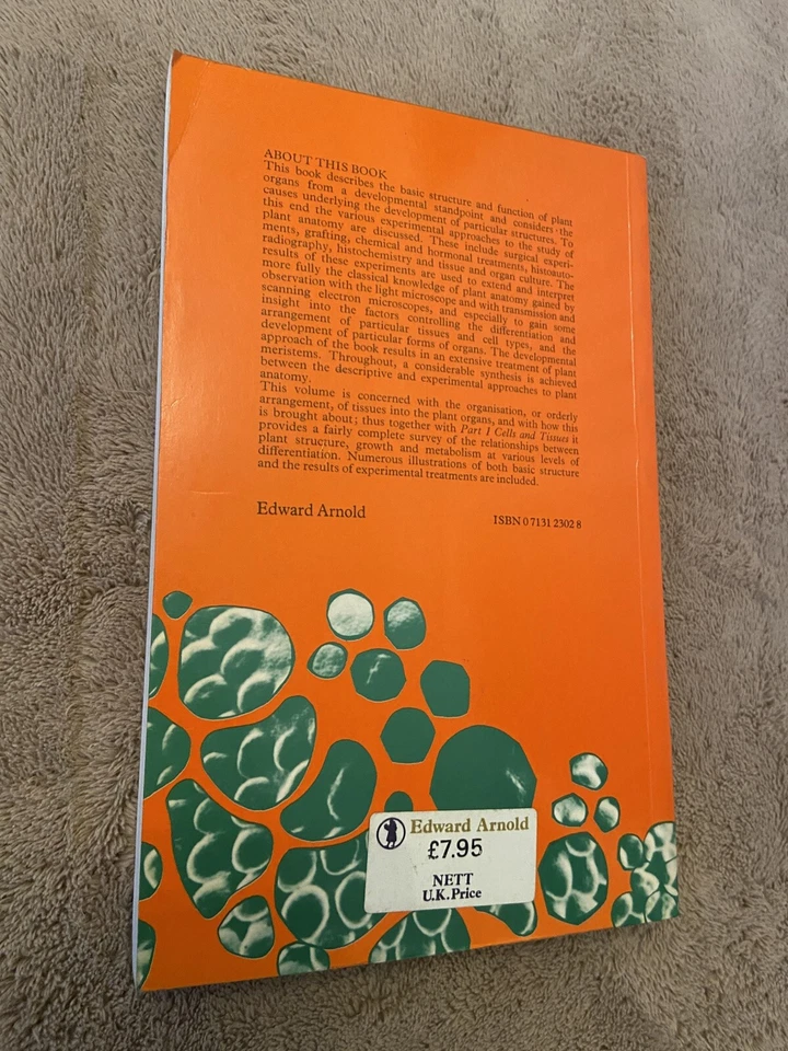 Plant Anatomy - Experiment & Interpretation Part 2 Organs - E.G. Cutter Vgc - Image 3 of 4