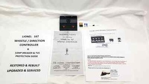 Lionel #167 Whistle Controller with 5 AMP Breaker & TVS Diode - RESTORED -ZW Etc