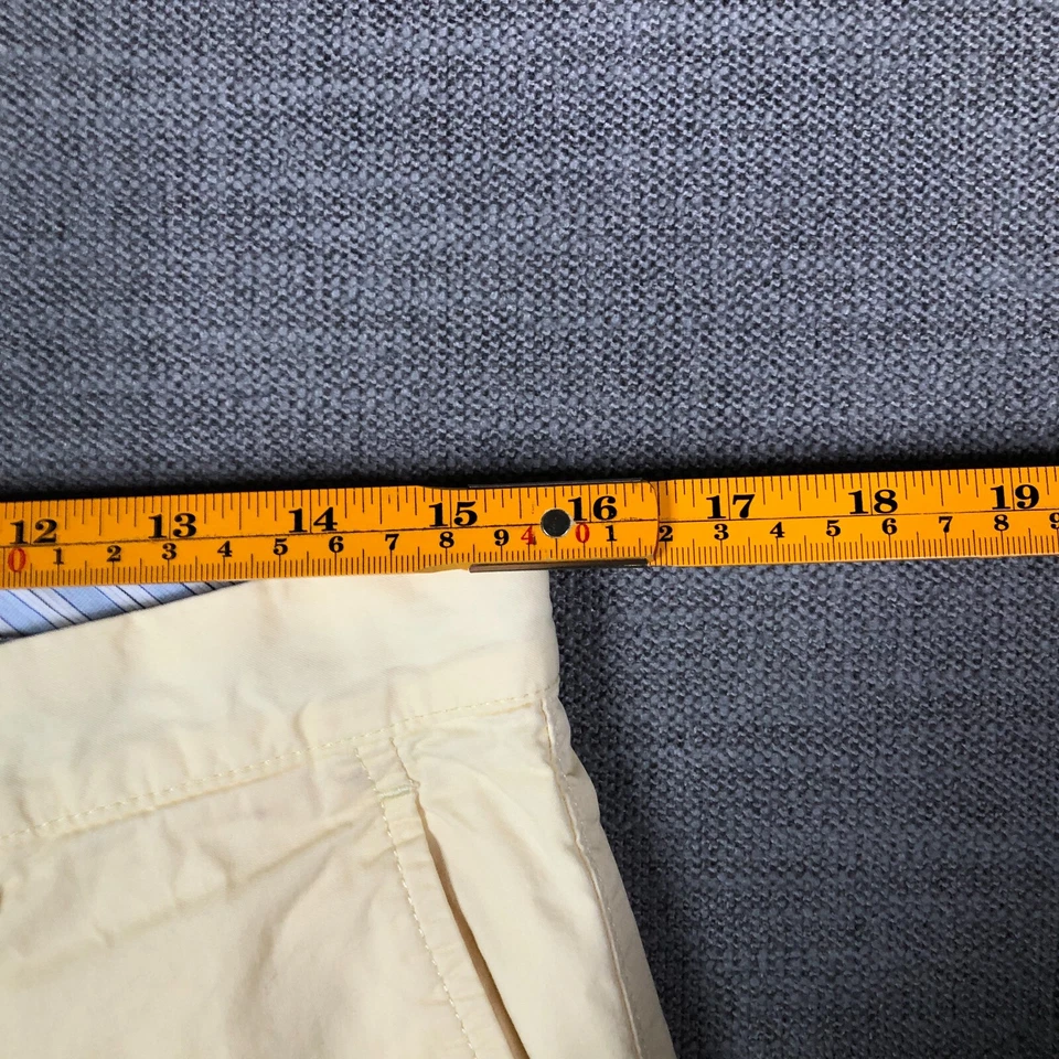 J Crew Pants Mens 32x32 Yellow Chino Relaxed Straight Leg Preppy - Image 4 of 4