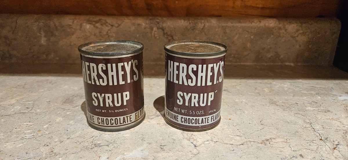 2 vintage hershey syrup 5.5 Oz | eBay