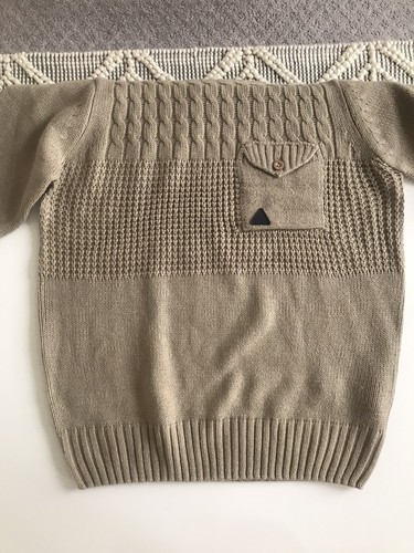 Soulstar Boys Sweater, Taupe Size 9/10 - Picture 4 of 9