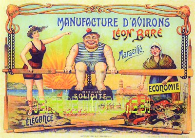 Poster Vintage THYMOL TOILETT Rsxz - Haute Qualité 50x70 Cm - Marque PostersAndCo - NEUF