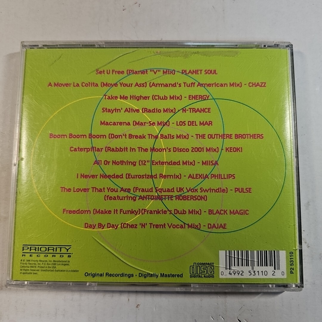 Dance Mix '96 by Various Artists (CD, Aug-1996, Priority Records