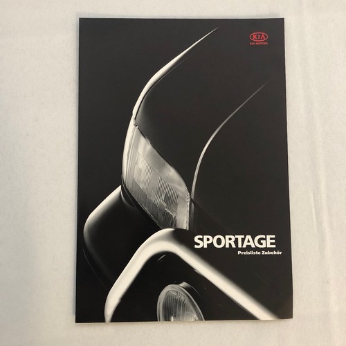 Kia Sportage Sales Brochure Catalog 1994 1995 GERMAN Market - Picture 7 of 9