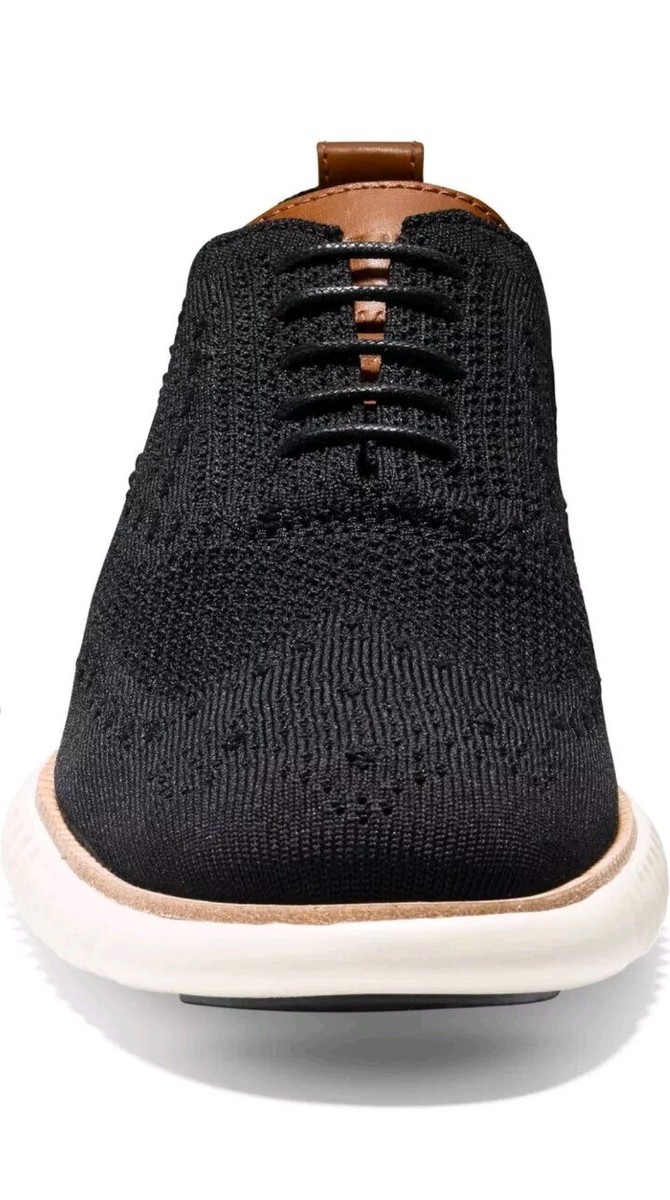 Cole Haan 2 Zerogrand Stitchlite Wingtip Oxfords Black Shoes  display picture 2