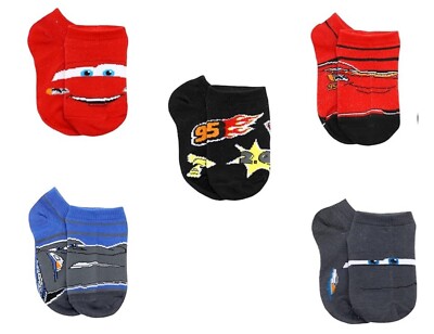Disney Boy's Cars 3 Socks-Small 4-6 years-Pack of 5 Pair- Multicolor