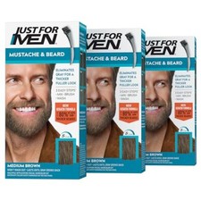Just For Men Mustache & Beard, Beard Coloring for  Assorted Sizes , Colors 