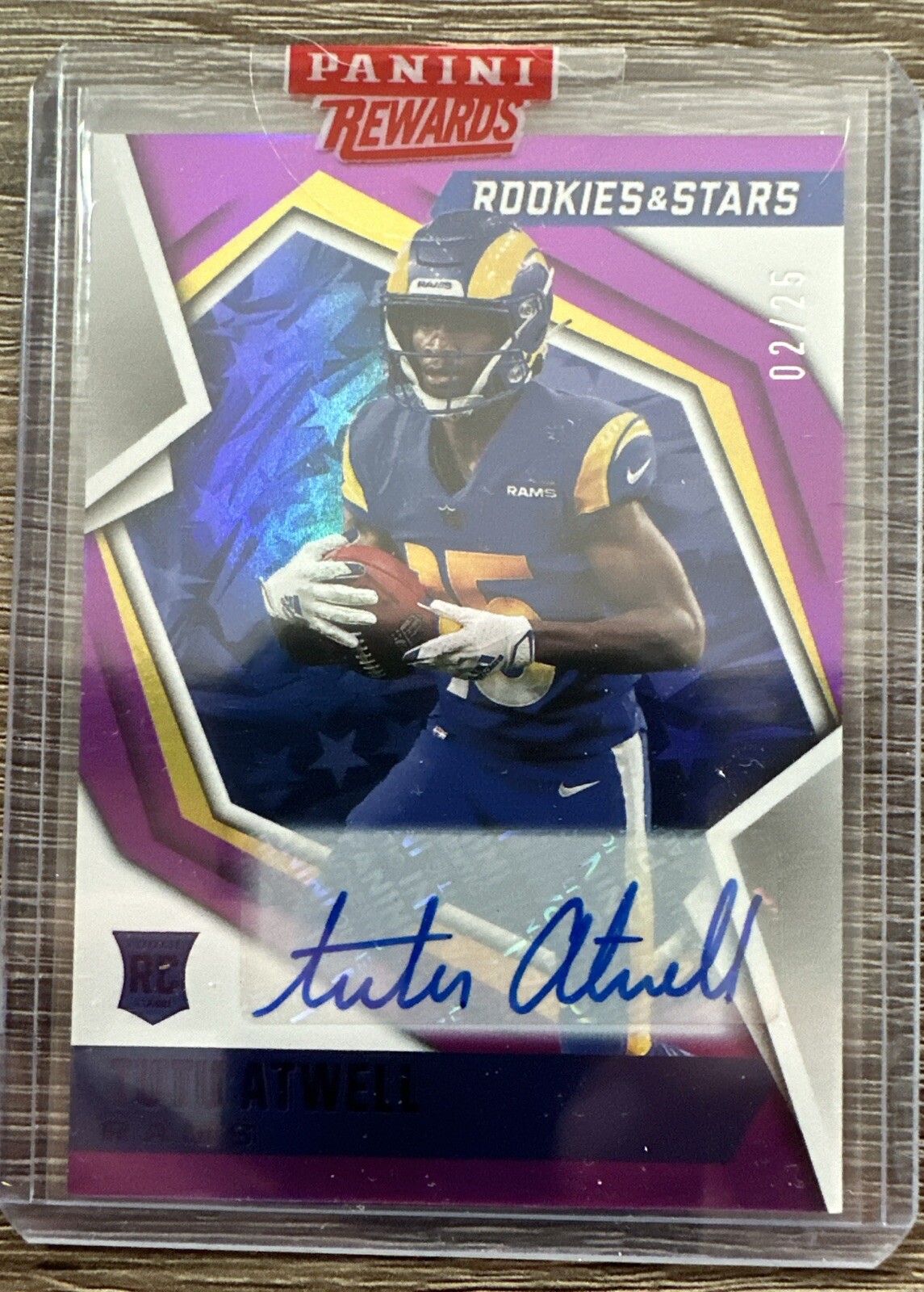 Tutu Atwell Panini Rookies & Stars #120 Signature