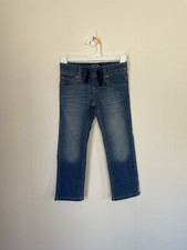 Signature Levi  s Strauss Kids Pull On Jeans Size 5 REG Elastic Waist Blue Denim