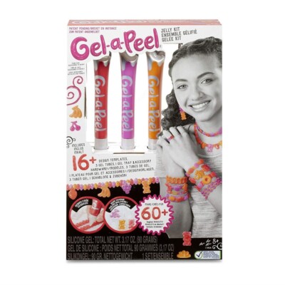 Gel-a-Peel Gelee Kit 3 Tuben rot/rosa/orange 