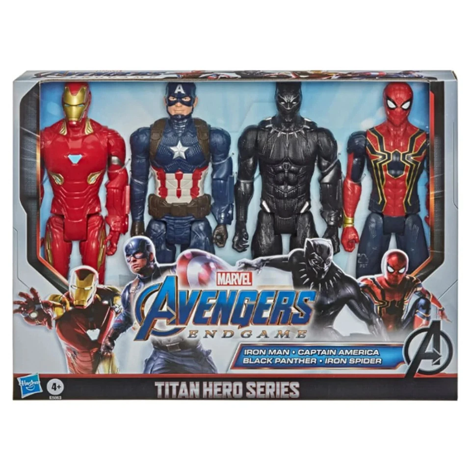 Marvel Endgame Titan Hero Series 12" Action Figures Captain America, Iron Spider - Image 2 of 4