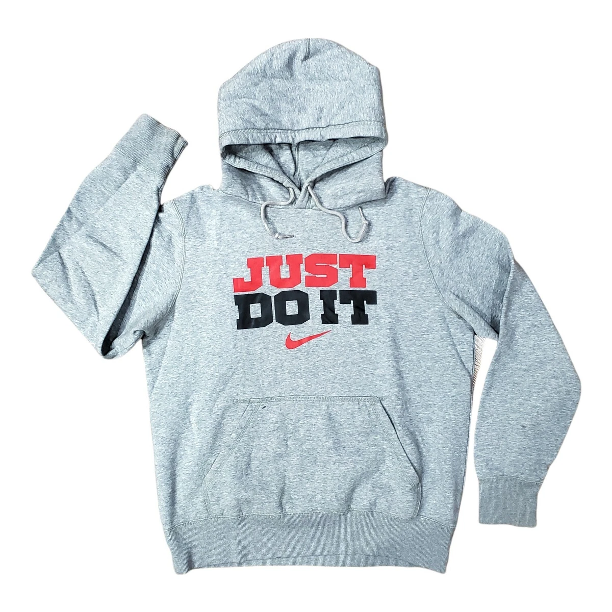 NIKE Hoodie Sweatshirt Adult Medium Gray