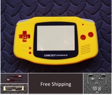 GBA Nintendo Game Boy Advance Replacement Housing Shell Screen Yellow USA 