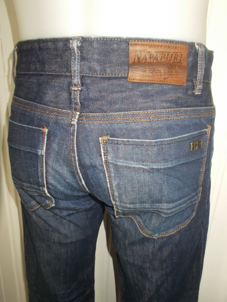 Pantalon Jean Slim Bleu Délavé Napapijri Taille W31 L34 (FR 40/42) - Occasion Très Bon état